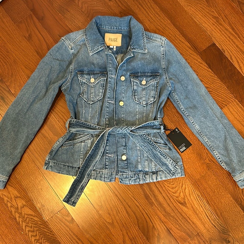 Paige Kimber Shacket Jean jacket NWT